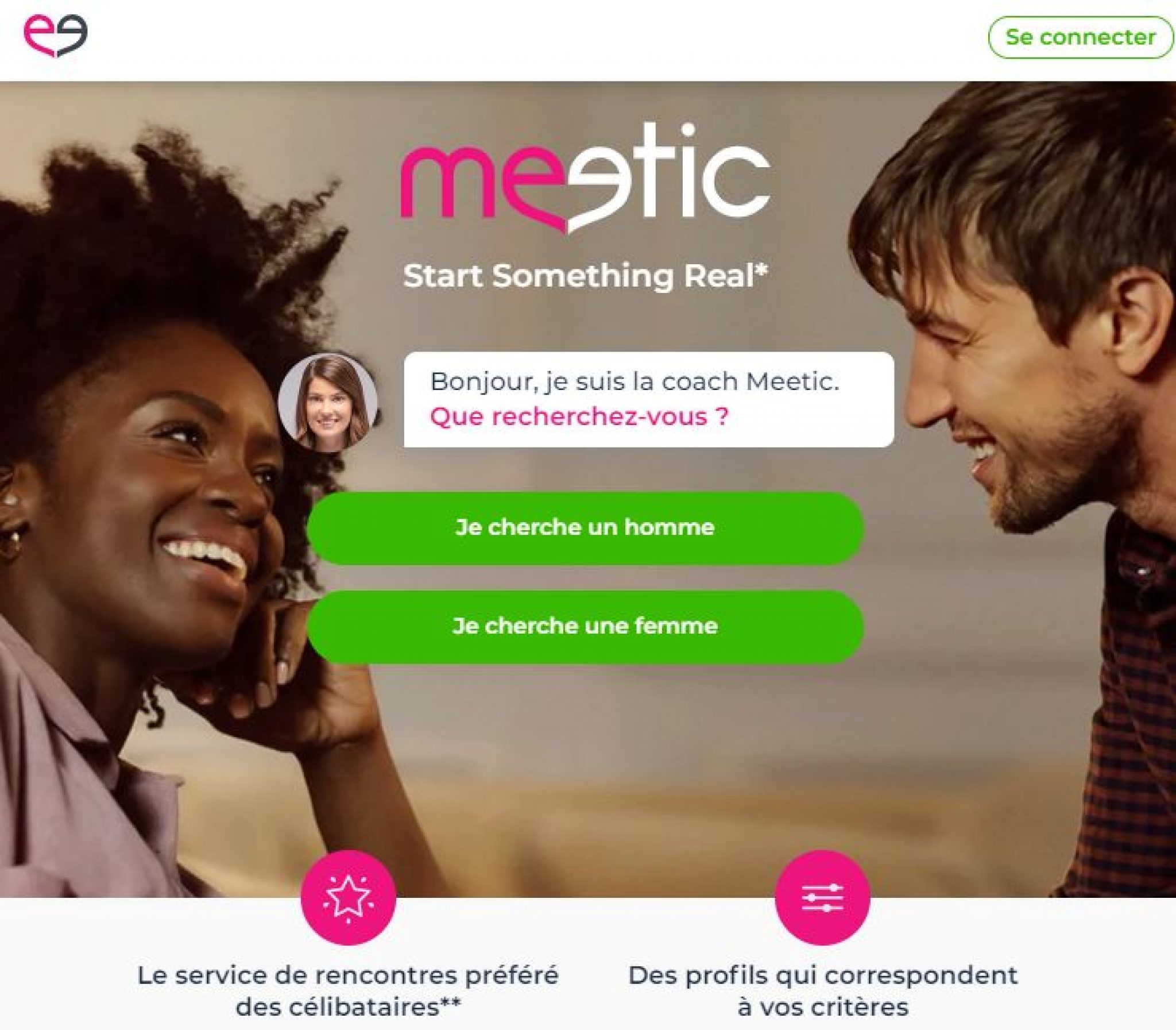 phrase presentation meetic